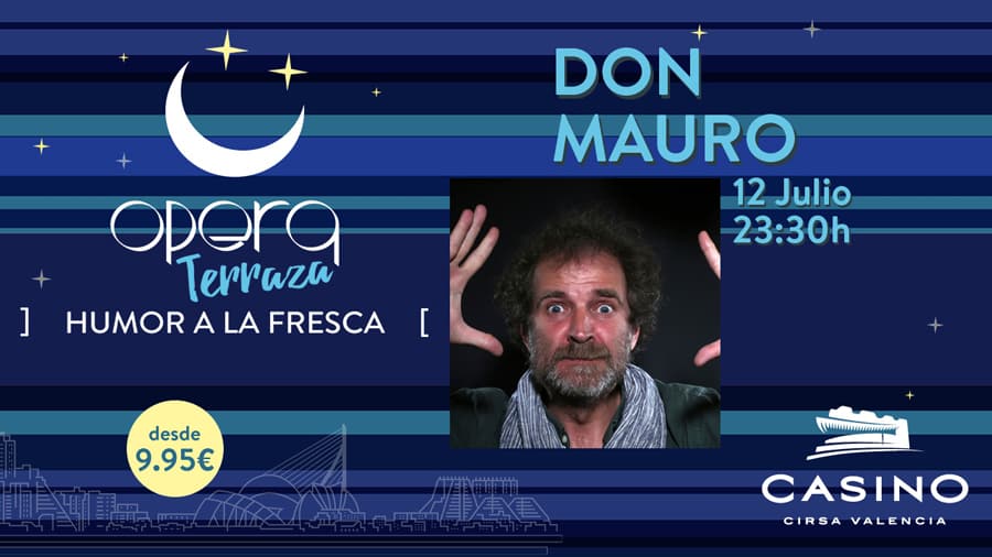 Don Mauro en el Casino Cirsa