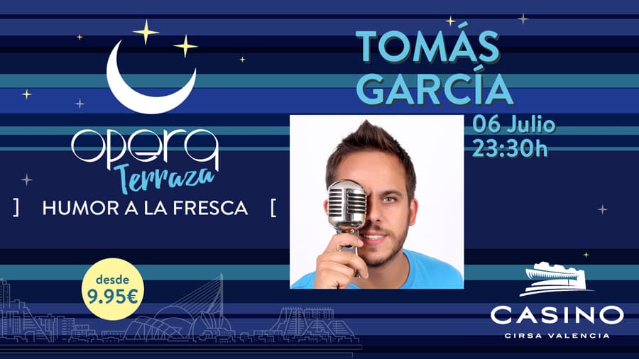 Tomás García en el Casino Cirsa