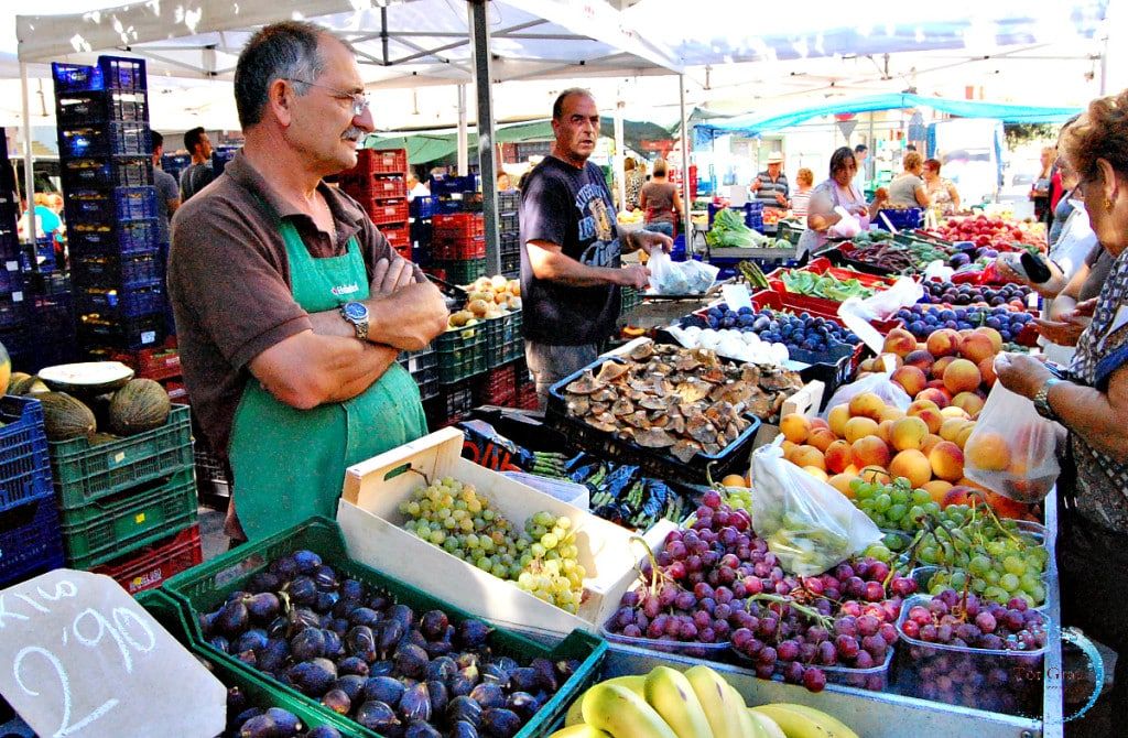 Mercado del viernes en Castellón